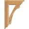 Ekena Millwork Legacy Traditional Rough Sawn Bracket w/ Offset Brace, Western Red Cedar, 6"W x 18"D x 26"H BKT0604X18X26LEC01RWR - alternate 2